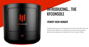 ケンタッキーのゲーム機「KFConsole」登場!チキン温め機能まで!?